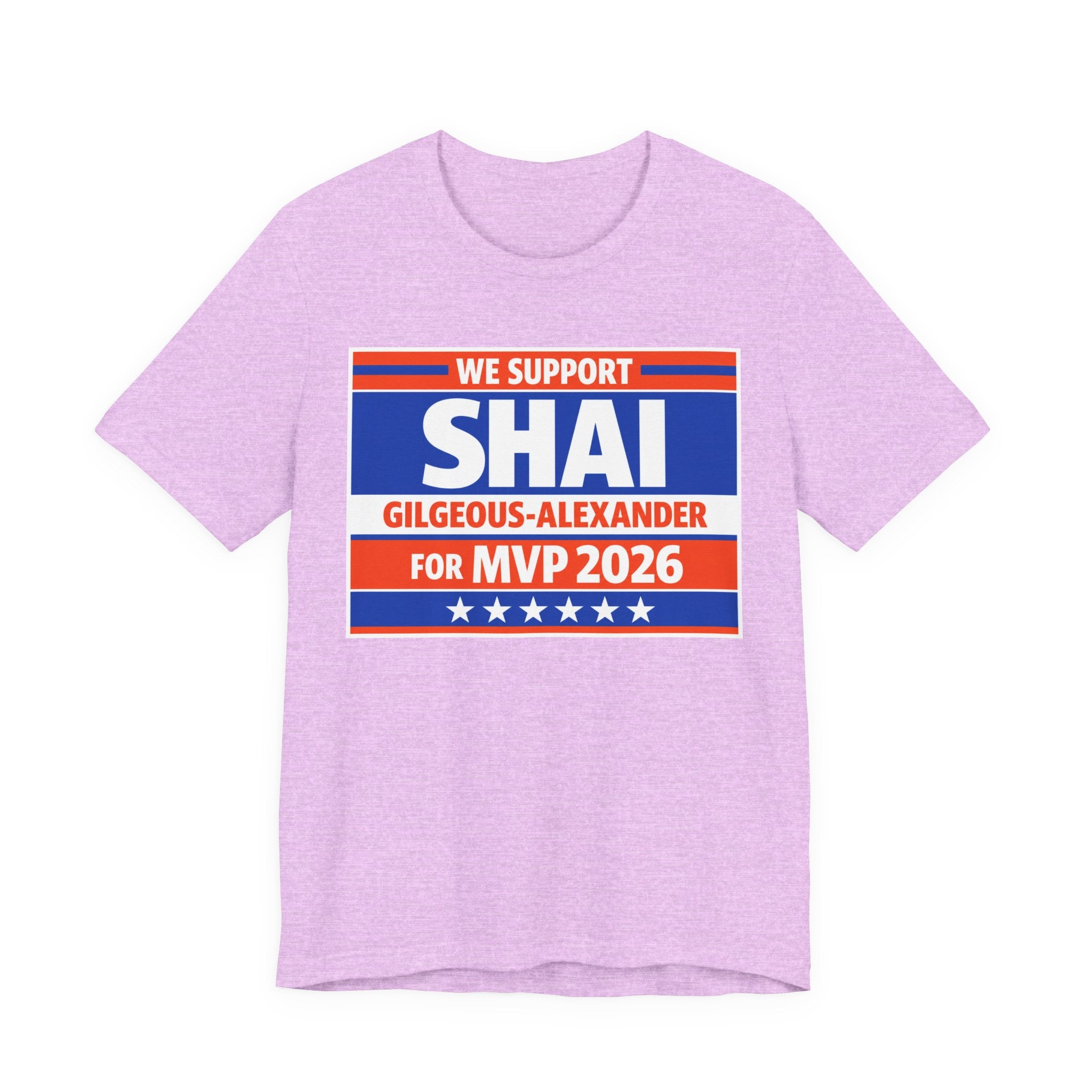 We Support Shai Gilgeous-Alexander For MVP 2026 T-Shirt
