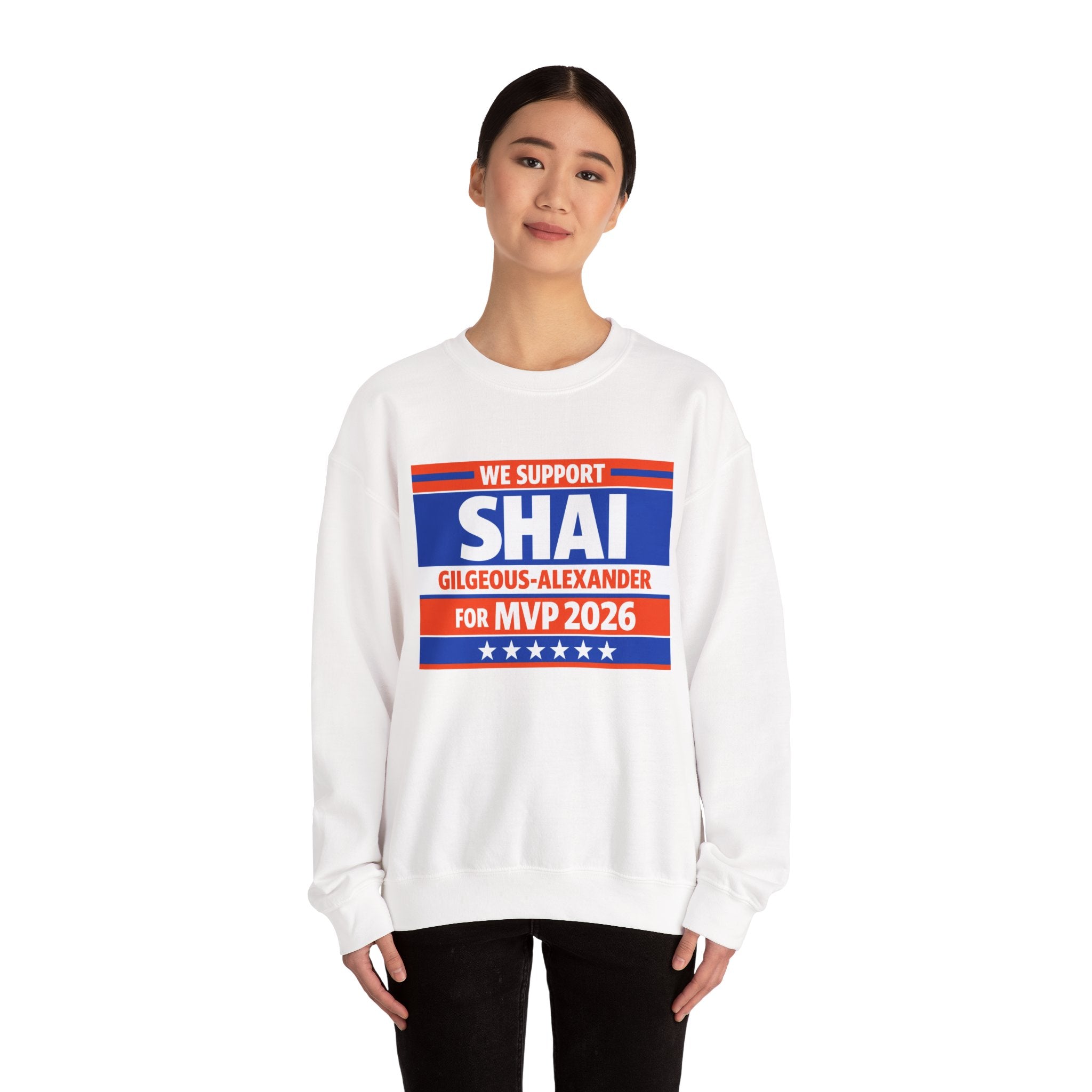 SGA for MVP faux political Crewneck Sweatshirt